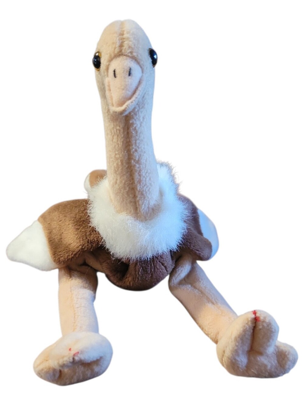 Vtg 1997 Ty Beanie Baby  Stretch Ostrich 6.5"